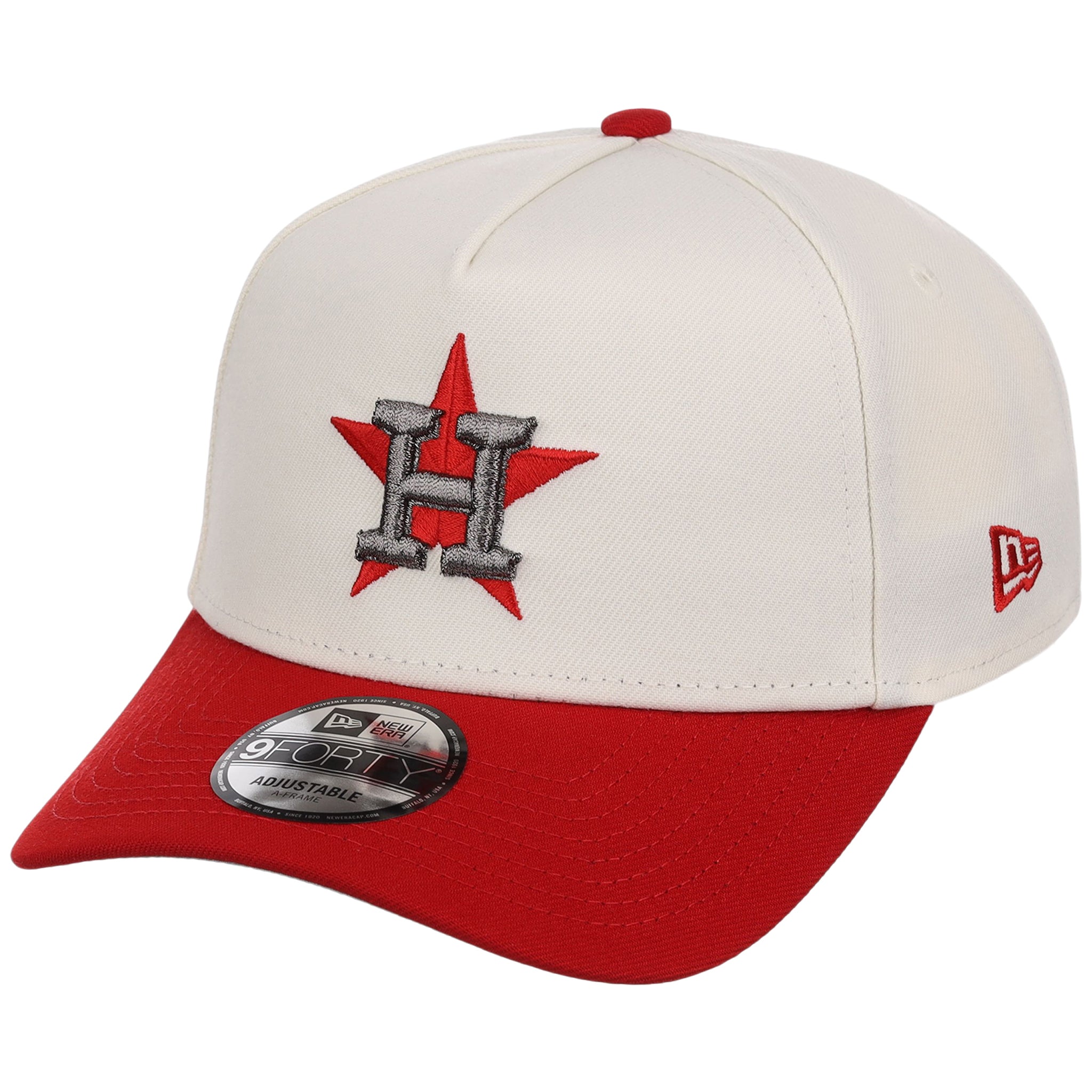 Houston Astros MLB Chrome x Red FASHION CORE New Era 9FORTY A-Frame