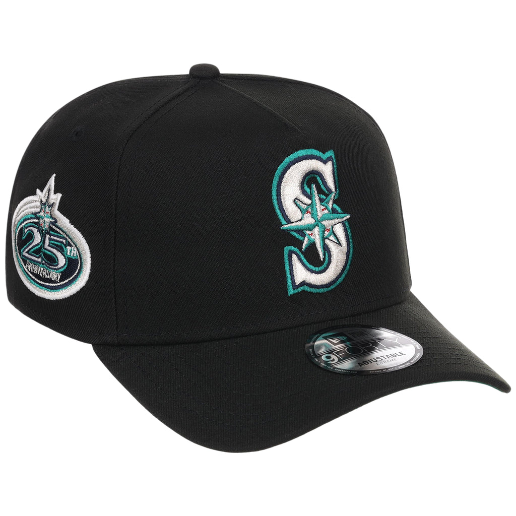 Seattle Mariners MLB Black Dome New Era 9FORTY A-Frame