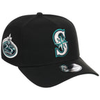 Seattle Mariners MLB Black Dome New Era 9FORTY A-Frame