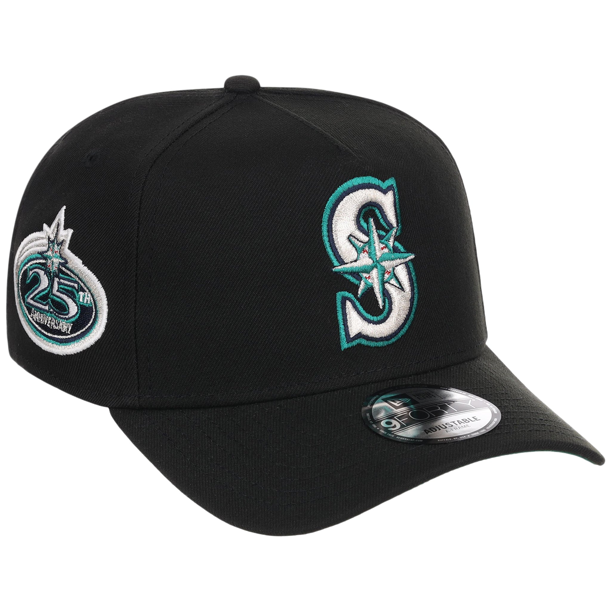Seattle Mariners MLB Black Dome New Era 9FORTY A-Frame