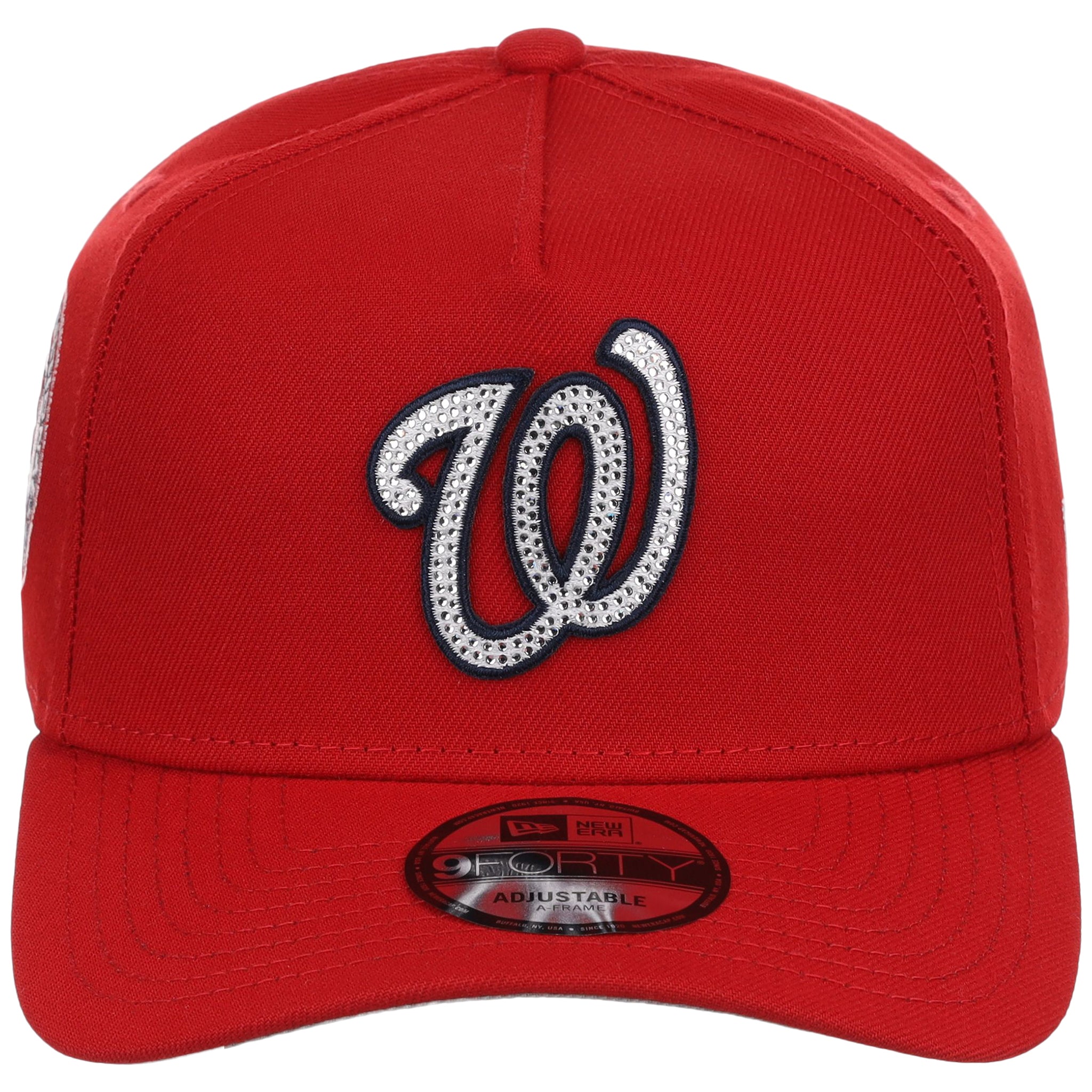 Washington Nationals MLB Diamond Bling New Era 9FORTY A-Frame
