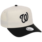Washington Nationals Women's New Era 9FORTY Chrome x Black A-Frame