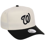 Washington Nationals Women's New Era 9FORTY Chrome x Black A-Frame