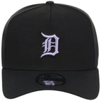 Detroit Tigers MLB Black x Lavender FASHION CORE New Era 9FORTY A-Frame