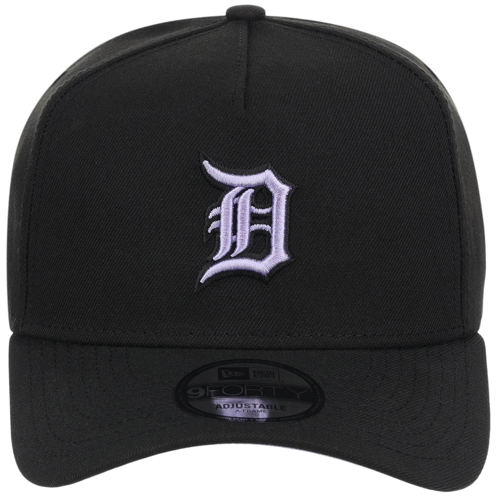 Detroit Tigers MLB Black x Lavender FASHION CORE New Era 9FORTY A-Frame