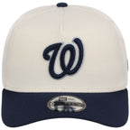 Washington Nationals MLB Chrome x Navy FASHION CORE New Era 9FORTY A-Frame