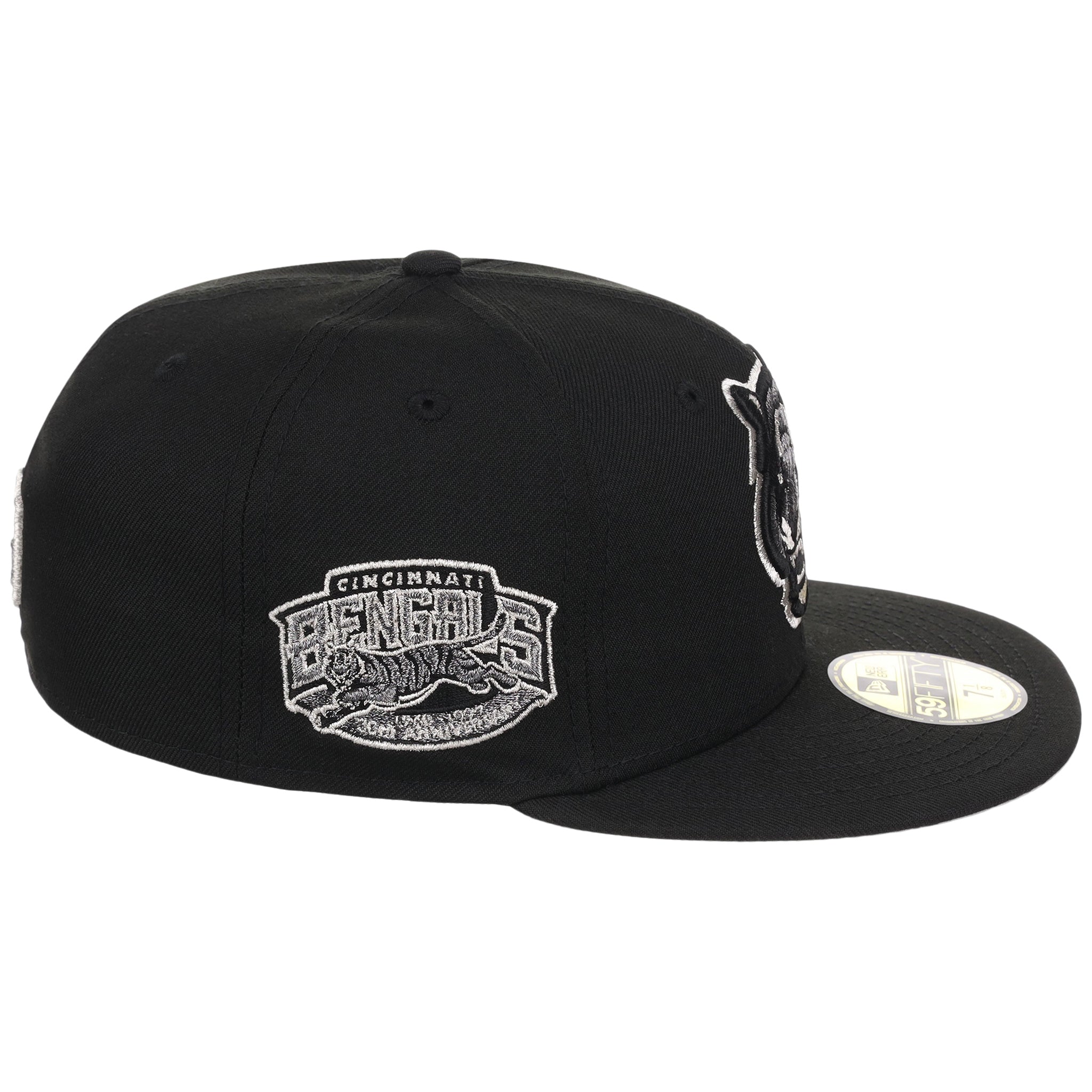 Cincinnati Bengals NFL Liquid Titanium New Era 59FIFTY – LidsHatDrop