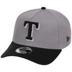 Texas Rangers MLB Gray x Black FASHION CORE New Era 9FORTY A-Frame