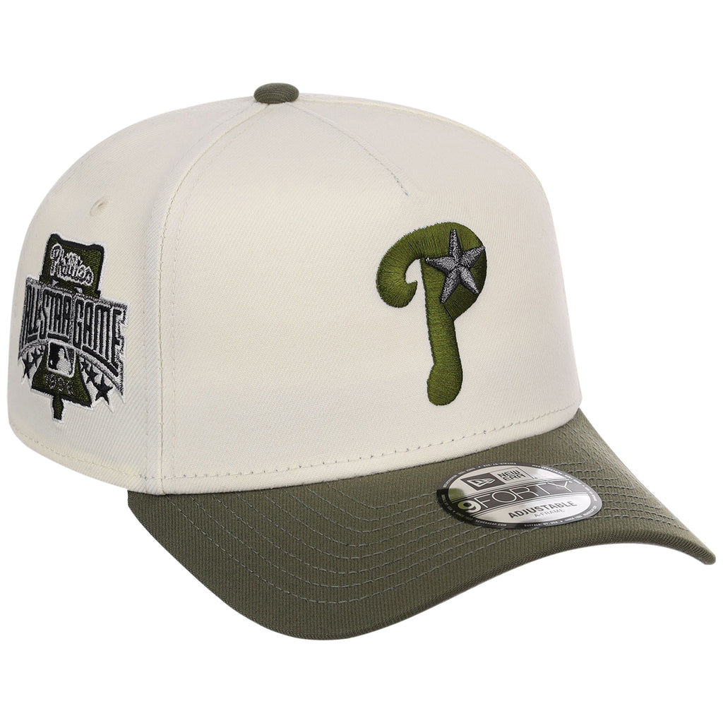 Philadelphia Phillies MLB Chrome Olive New Era 9FORTY