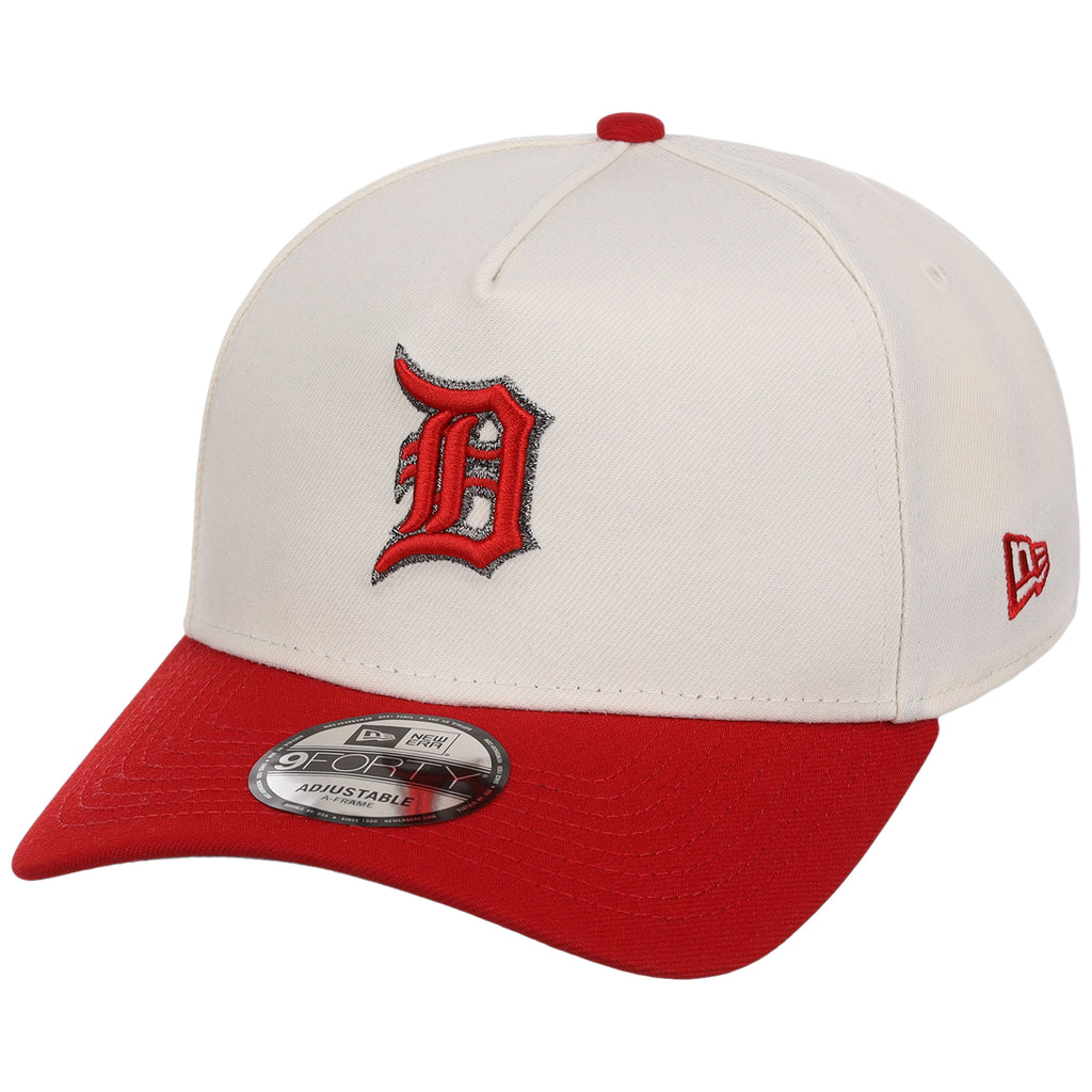 Detroit Tigers MLB Chrome x Red FASHION CORE New Era 9FORTY A-Frame