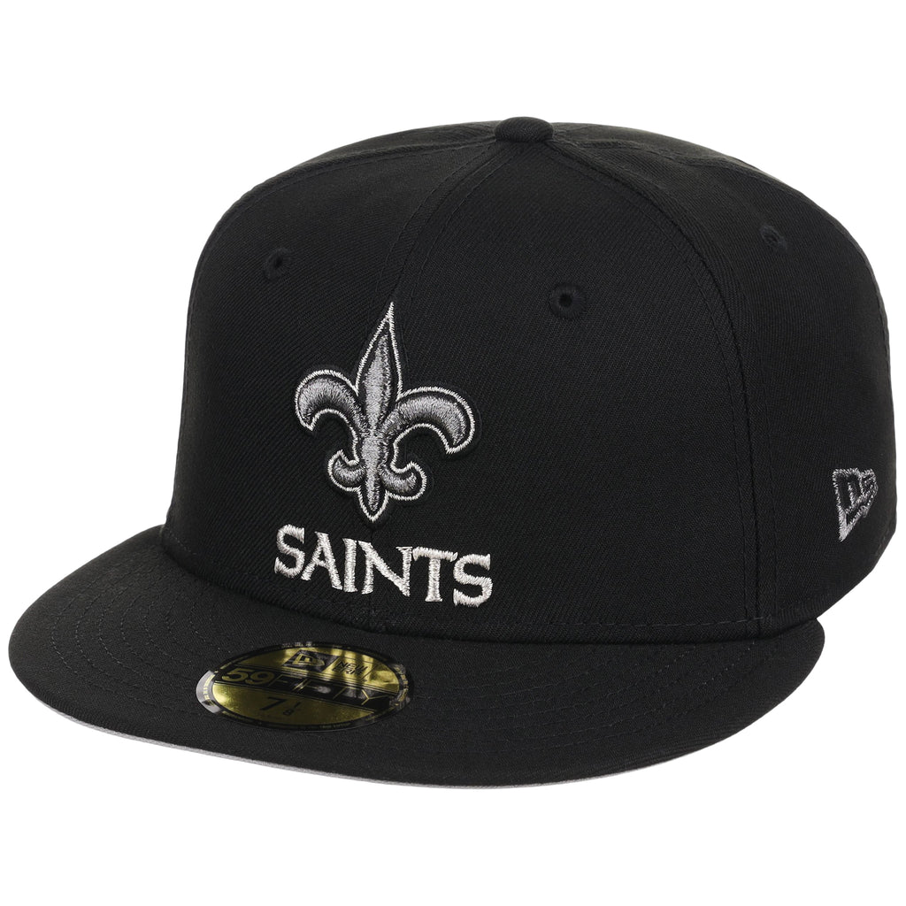 New Orleans Saints NFL Liquid Titanium New Era 59FIFTY