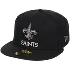 New Orleans Saints NFL Liquid Titanium New Era 59FIFTY