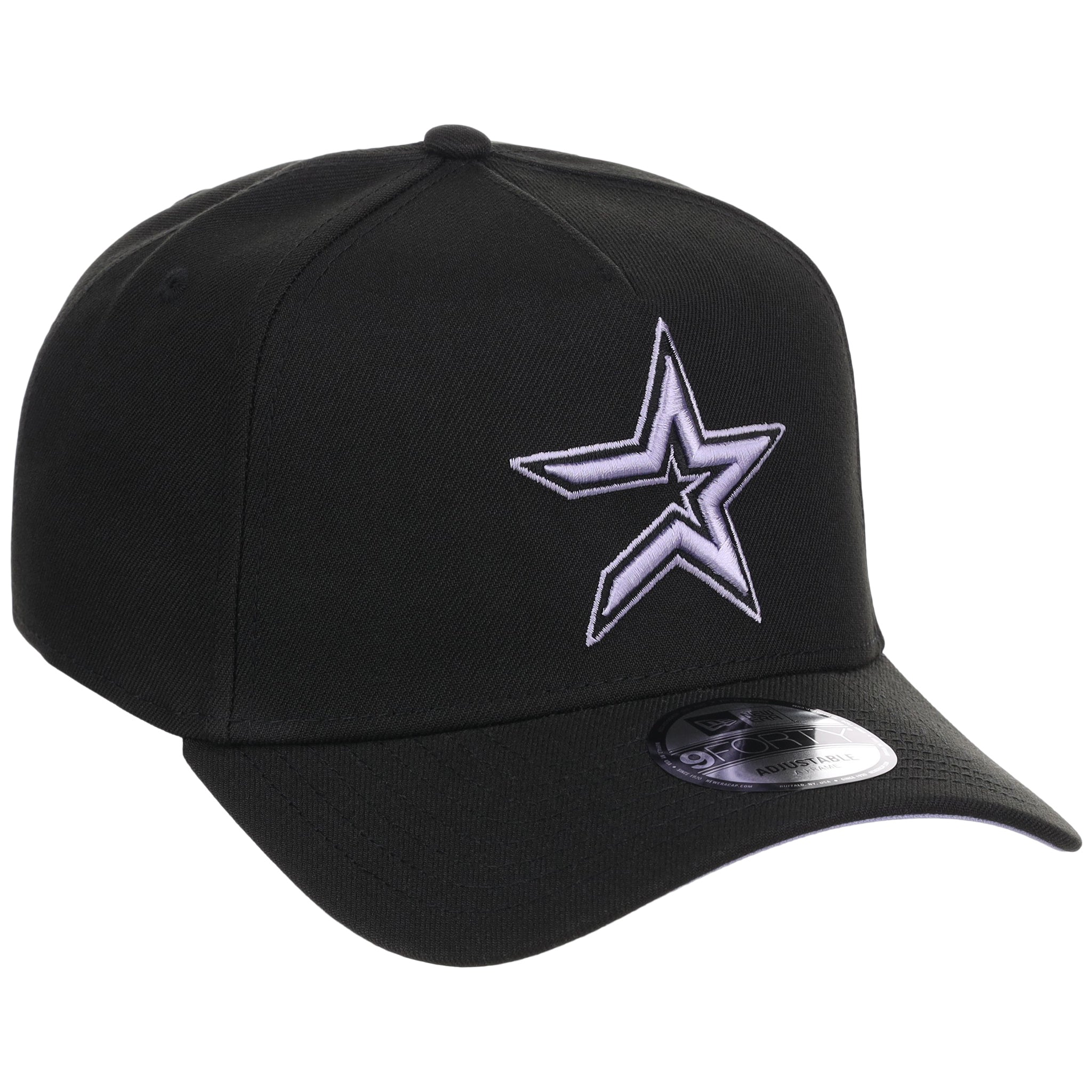 Houston Astros MLB Black x Lavender FASHION CORE New Era 9FORTY A-Frame