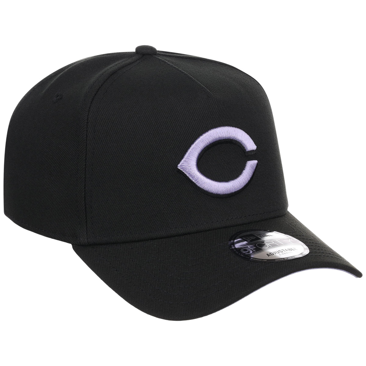 Cincinnati Reds MLB Black x Lavender FASHION CORE New Era 9FORTY A-Frame