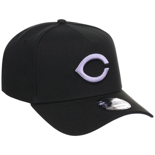 Cincinnati Reds MLB Black x Lavender FASHION CORE New Era 9FORTY A-Frame