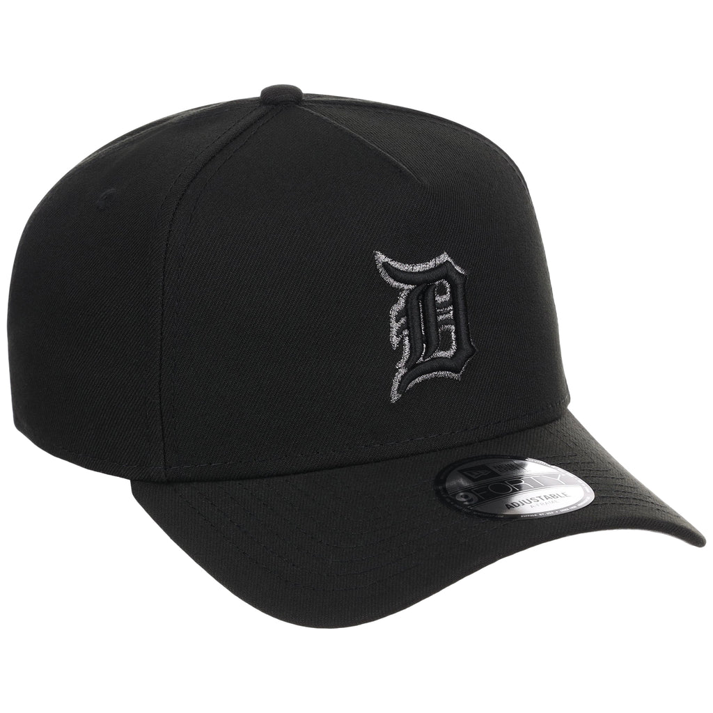 Detroit Tigers MLB Black x Pewter FASHION CORE New Era 9FORTY A-Frame
