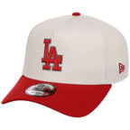 Los Angeles Dodgers MLB Chrome x Red FASHION CORE New Era 9FORTY A-Frame