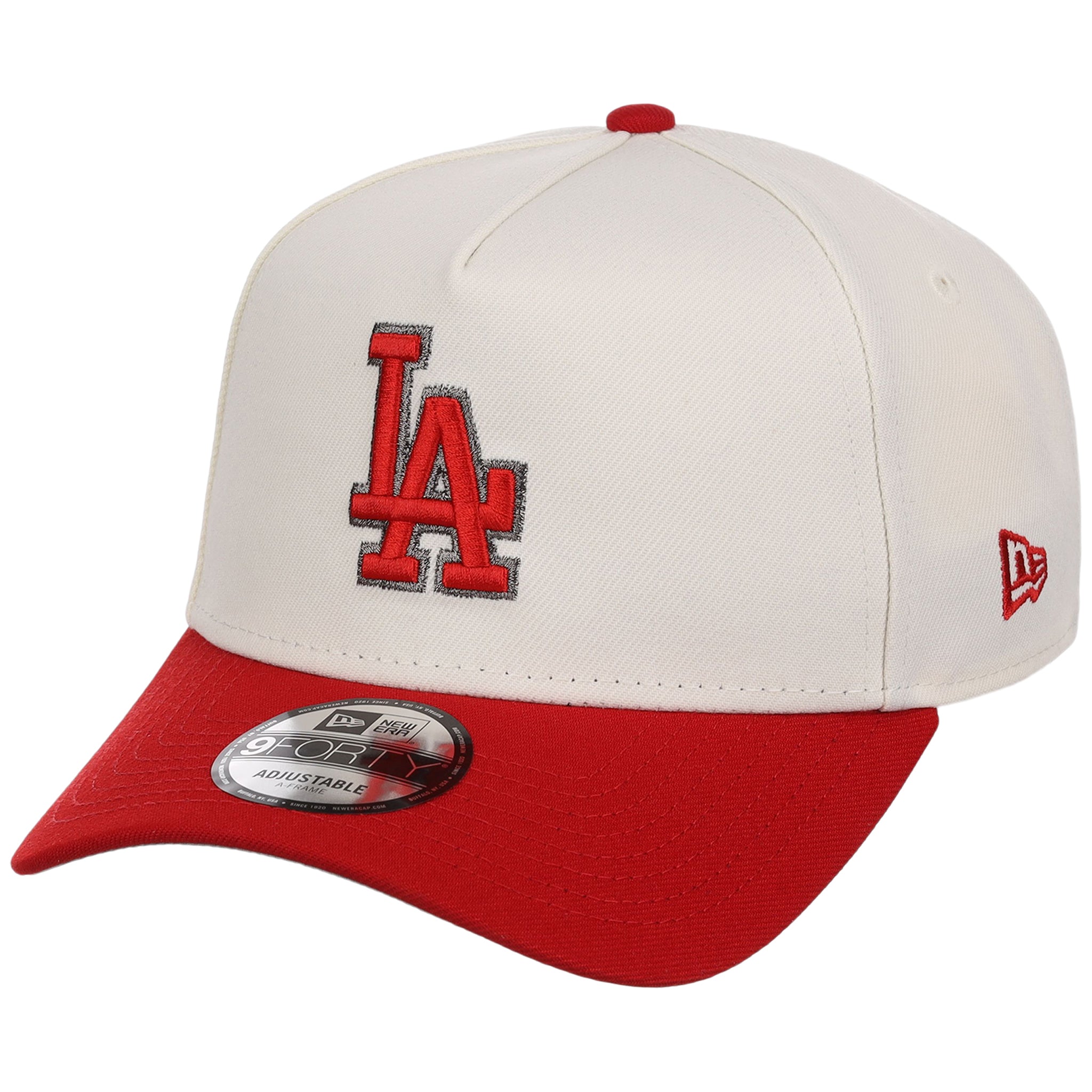 Los Angeles Dodgers MLB Chrome x Red FASHION CORE New Era 9FORTY A-Frame
