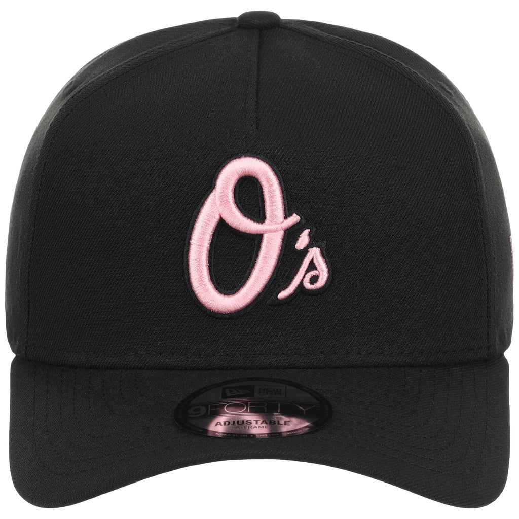 Baltimore Orioles MLB Black x Pink FASHION CORE New Era 9FORTY A-Frame