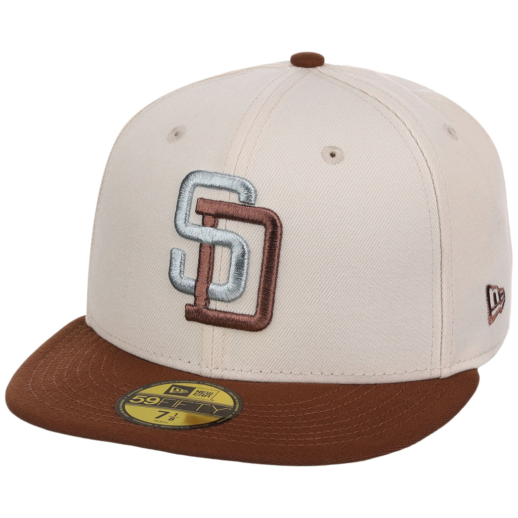 San Diego Padres MLB Auburn Cream New Era 59FIFTY