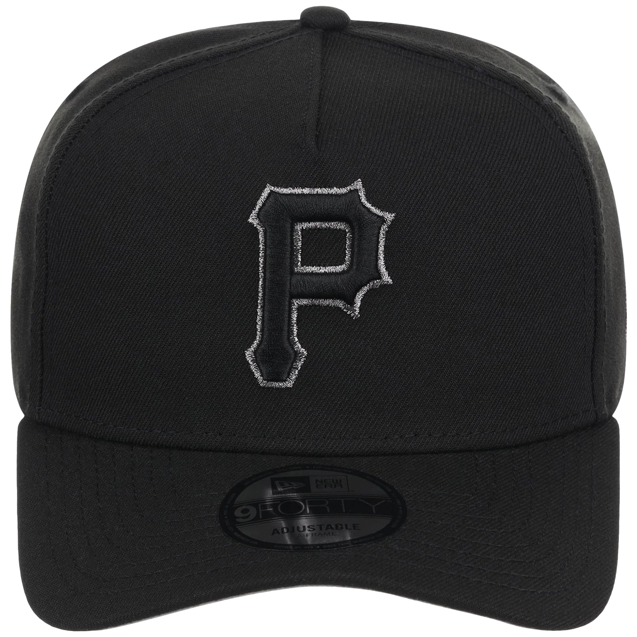 Pittsburgh Pirates MLB Black x Pewter FASHION CORE New Era 9FORTY A-Frame