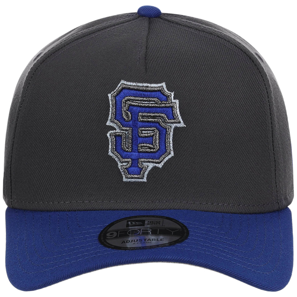 San Francisco Giants MLB Graphite x Royal FASHION CORE New Era 9FORTY A-Frame