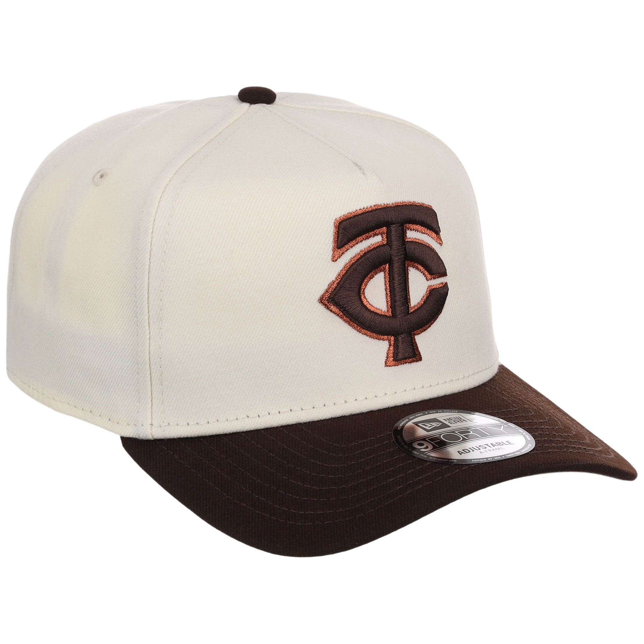 Minnesota Twins MLB Chrome x Burnt Wood FASHION CORE New Era 9FORTY A-Frame