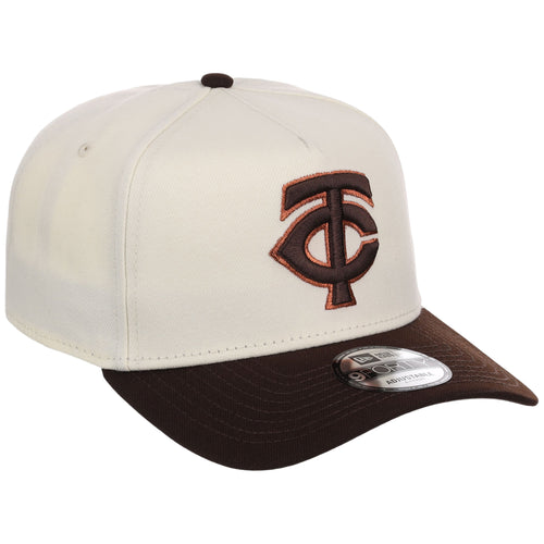 Minnesota Twins MLB Chrome x Burnt Wood FASHION CORE New Era 9FORTY A-Frame