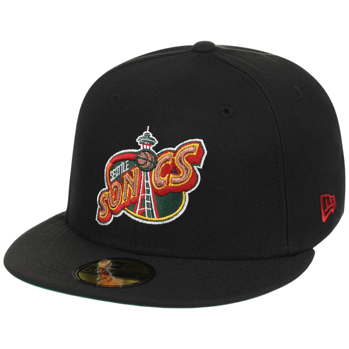 Seattle Supersonics NBA Black Dome New Era 59FIFTY