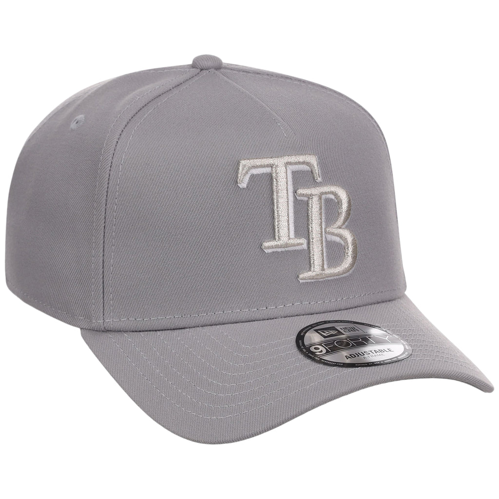 Tampa Bay Rays MLB Gray x White FASHION CORE New Era 9FORTY A-Frame
