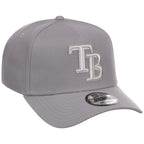 Tampa Bay Rays MLB Gray x White FASHION CORE New Era 9FORTY A-Frame