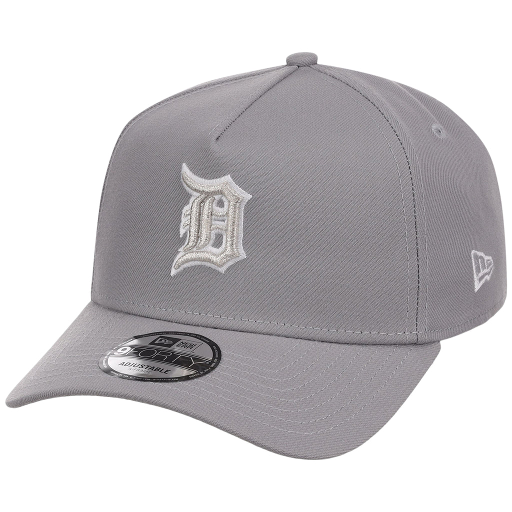 Detroit Tigers MLB Gray x White FASHION CORE New Era 9FORTY A-Frame