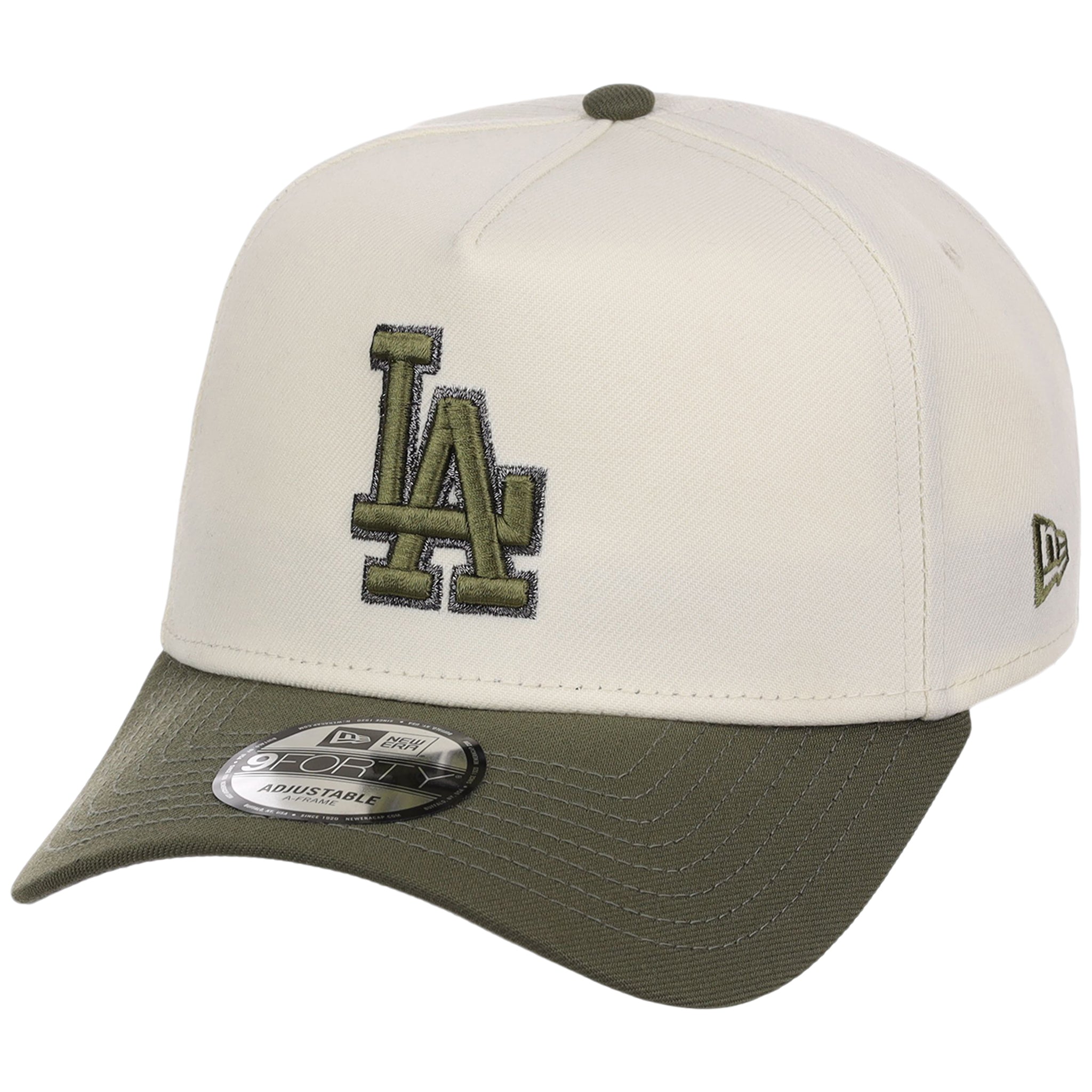 Los Angeles Dodgers MLB Chrome Olive New Era 9FORTY