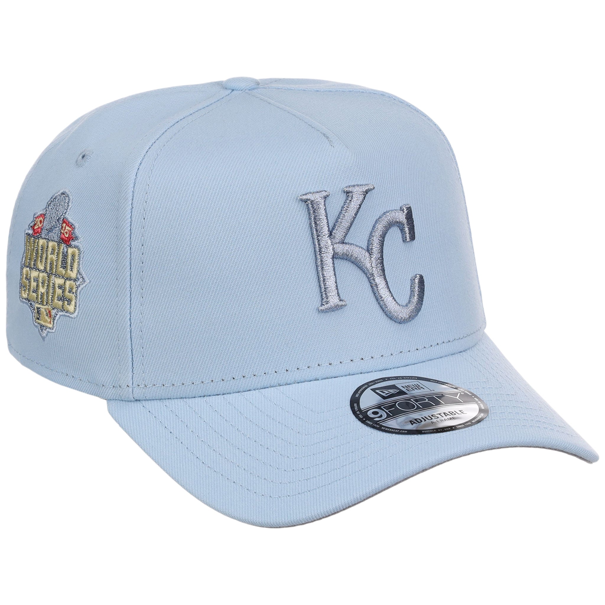 Kansas City Royals MLB Glacial Blue New Era 9FORTY A-Frame