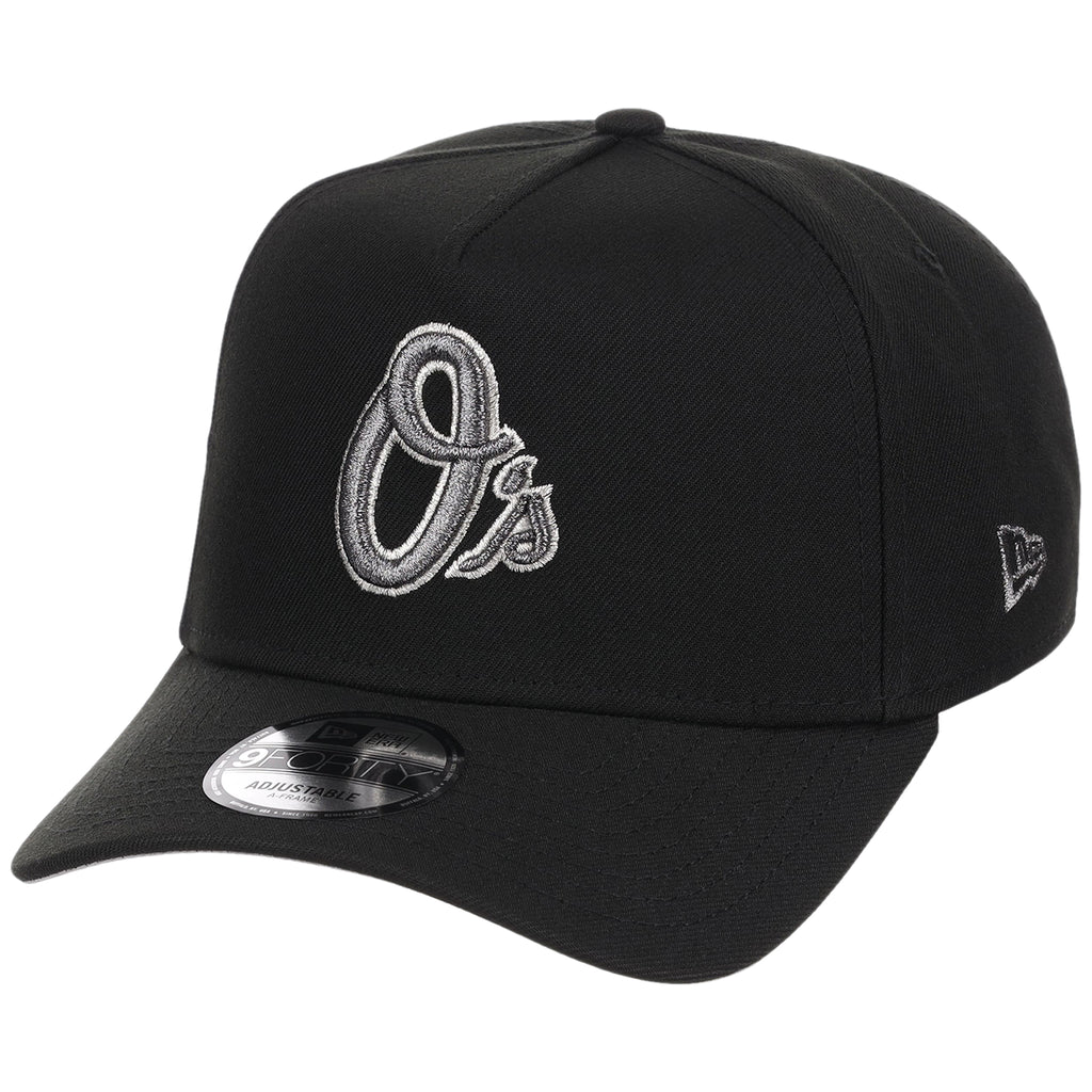 Baltimore Orioles MLB Liquid Titanium New Era 9FORTY A-Frame