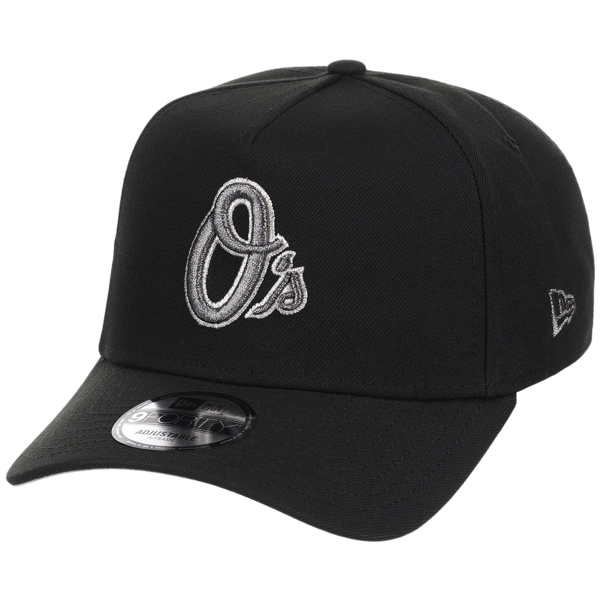Baltimore Orioles MLB Liquid Titanium New Era 9FORTY A-Frame