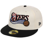 Philadelphia 76Ers NBA Chrome OTC New Era 59FIFTY (Chrome/Black)