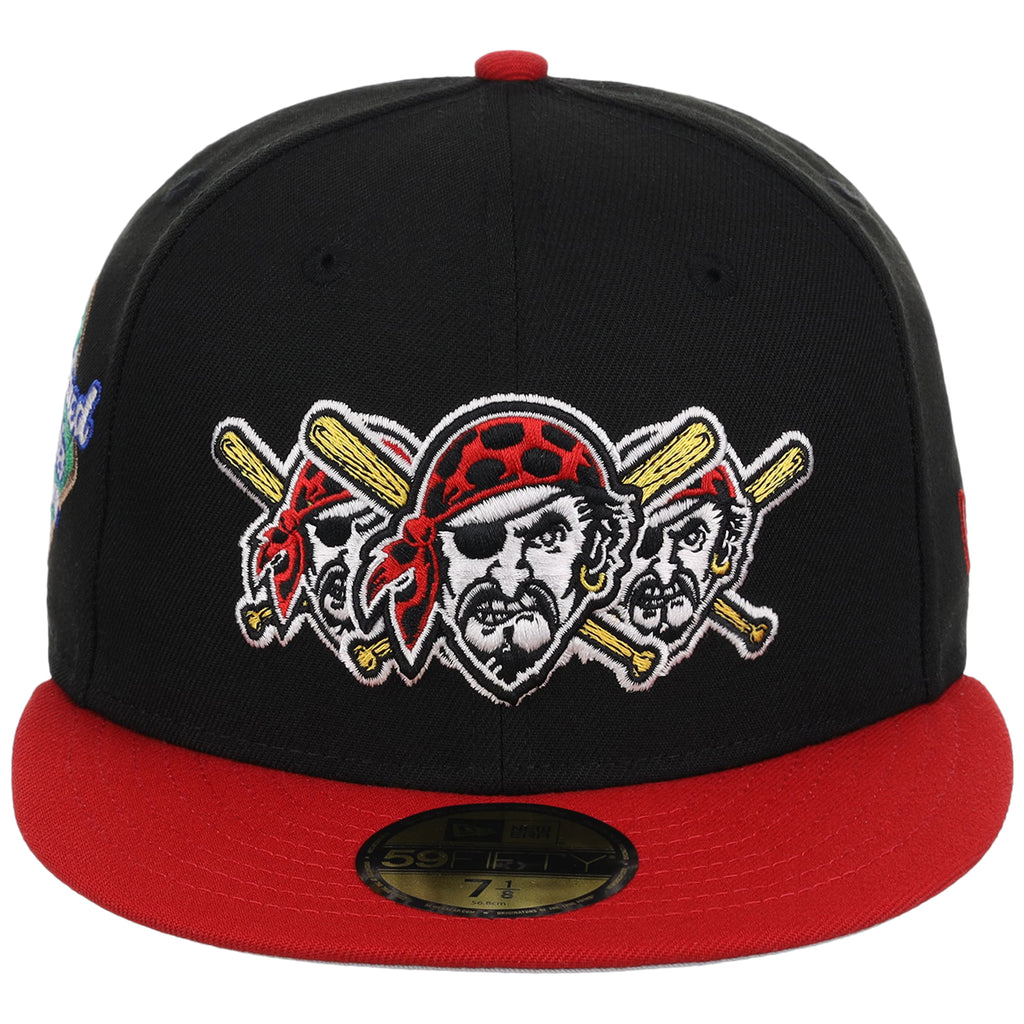 Pittsburgh Pirates MLB x John Geiger 'Misplaced Series' 2.0 New Era 59FIFTY (Black/Red)