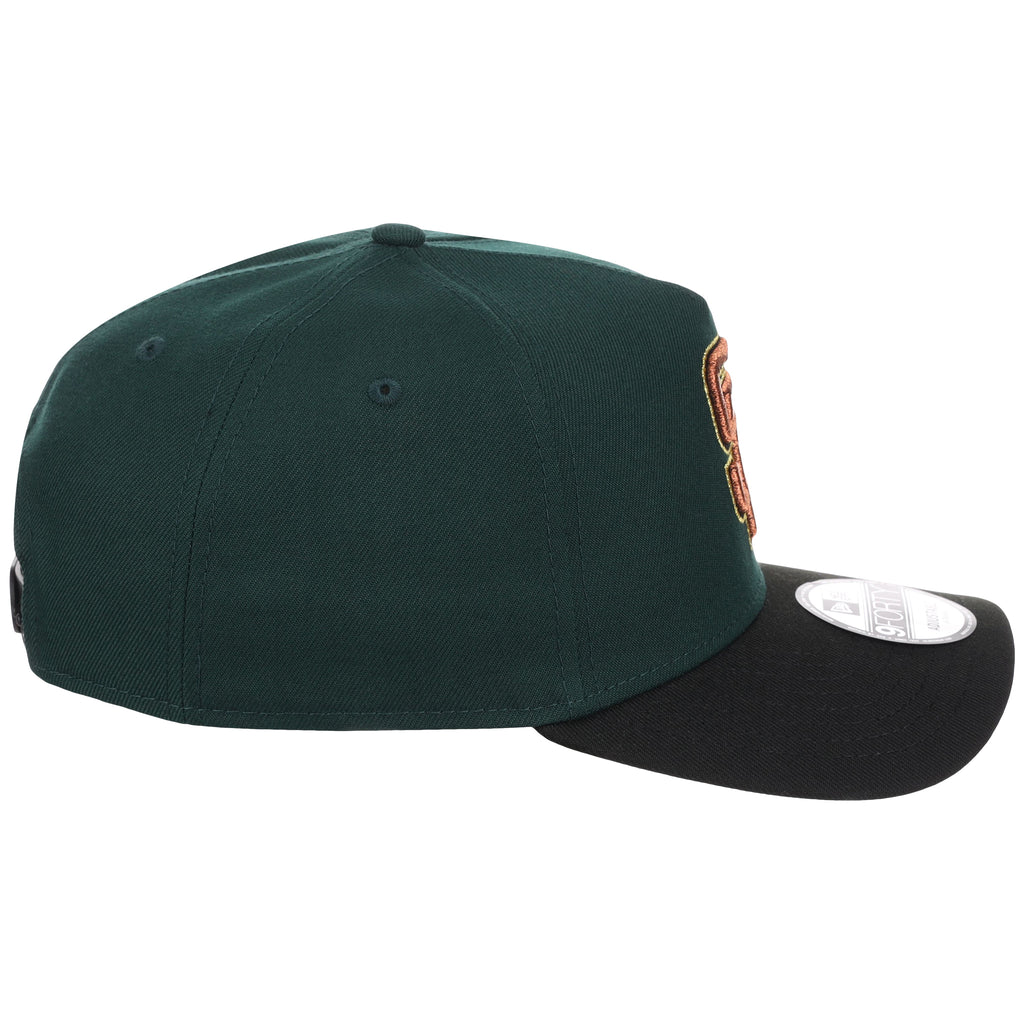 San Diego Padres MLB Dark Green x Black FASHION CORE New Era 9FORTY A-Frame