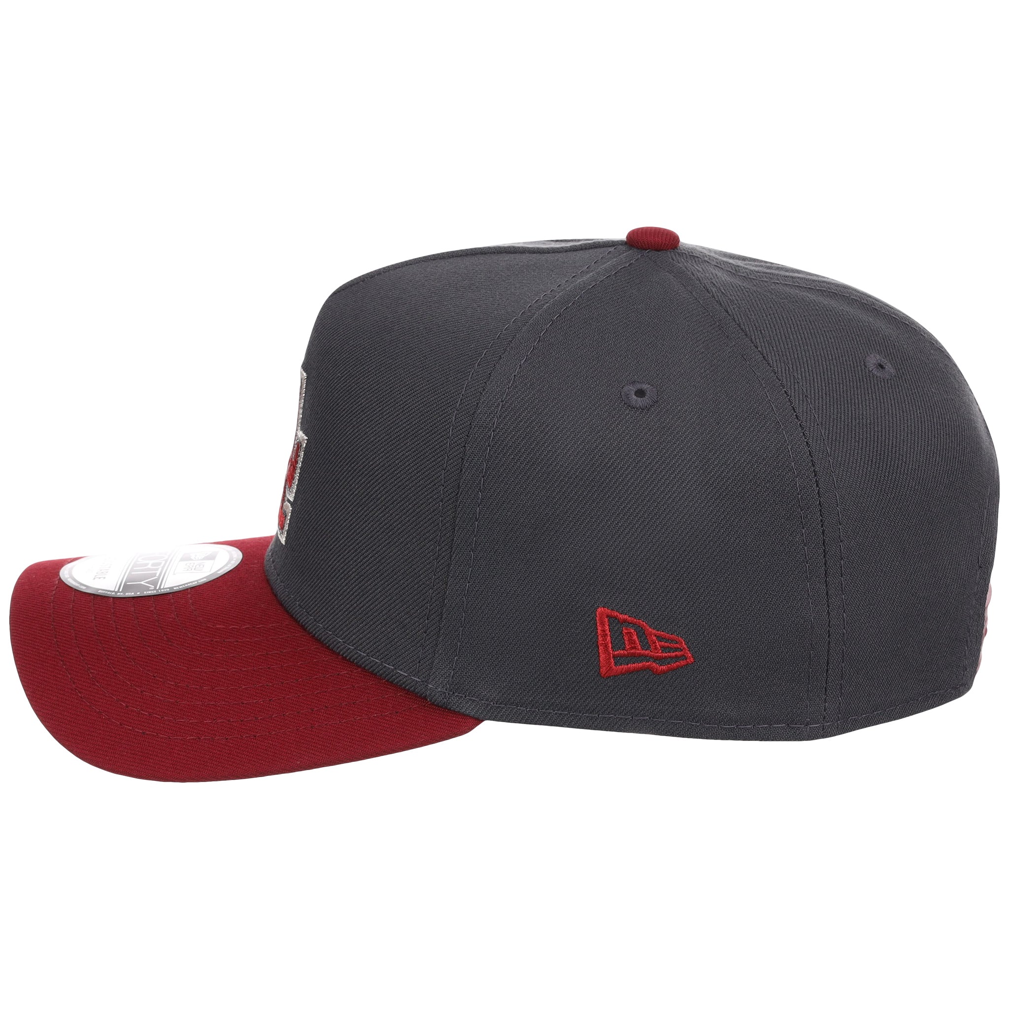 Los Angeles Dodgers MLB Graphite x Cardinal FASHION CORE New Era 9FORTY A-Frame