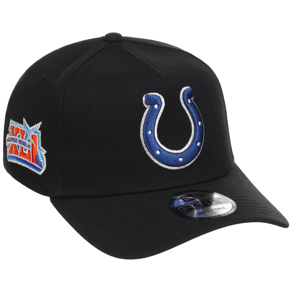 Indianapolis Colts NFL Black Dome New Era 9FORTY A-Frame