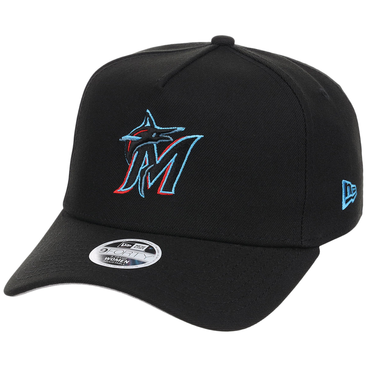 Miami Marlins Women's New Era 9FORTY OTC A-Frame