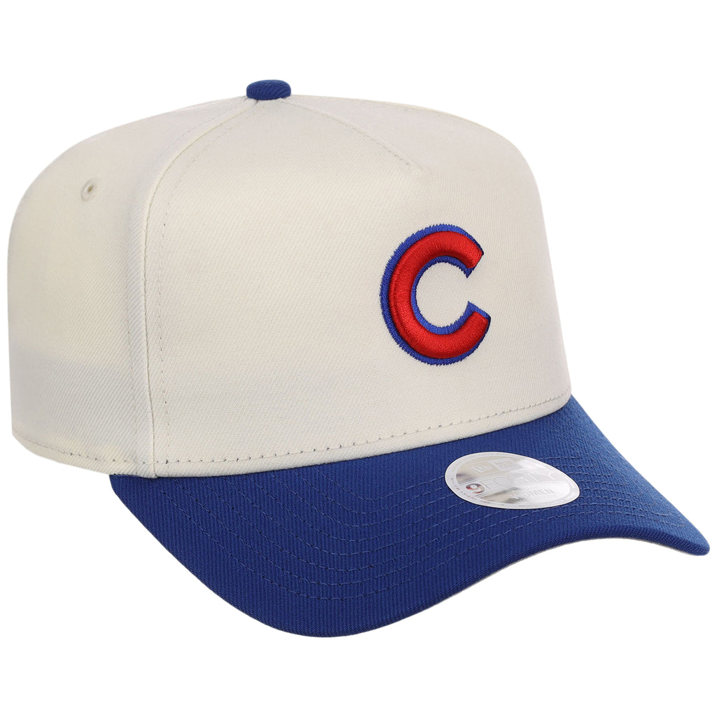 Chicago Cubs Women's New Era 9FORTY Chrome OTC A-Frame
