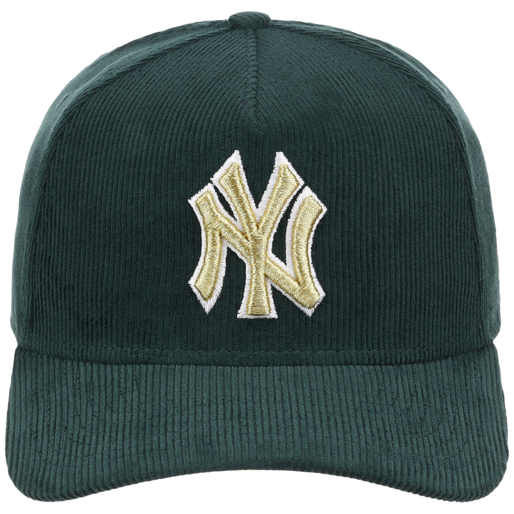 New York Yankees MLB Dark Green Cord FASHION CORE New Era 9FORTY A-Frame