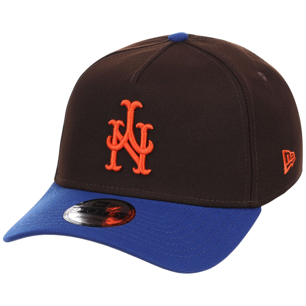 New York Mets MLB Flipmode 2.0 New Era 9FORTY A-Frame (Black/Royal/Gray)
