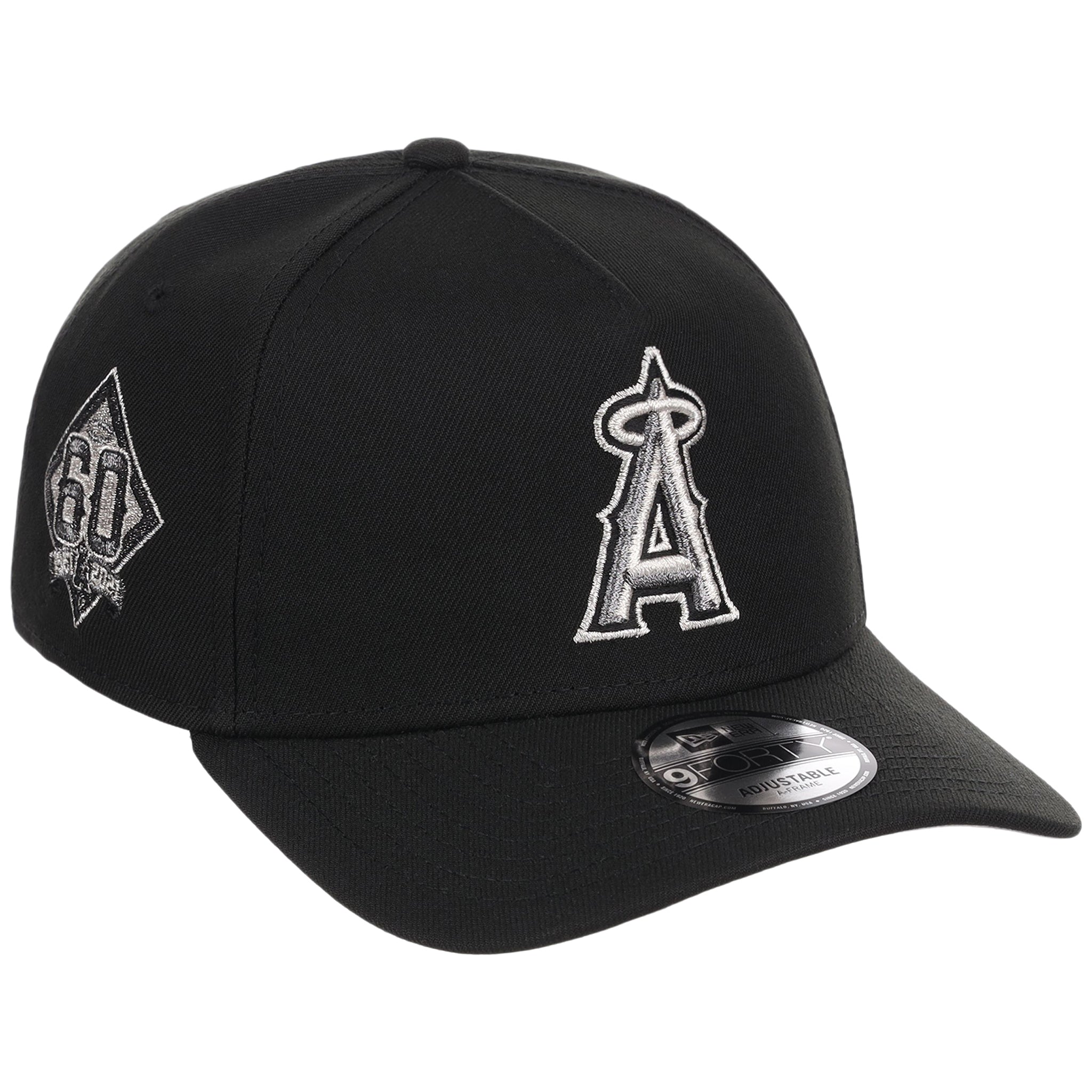 Anaheim Angels MLB Liquid Titanium New Era 9FORTY A-Frame