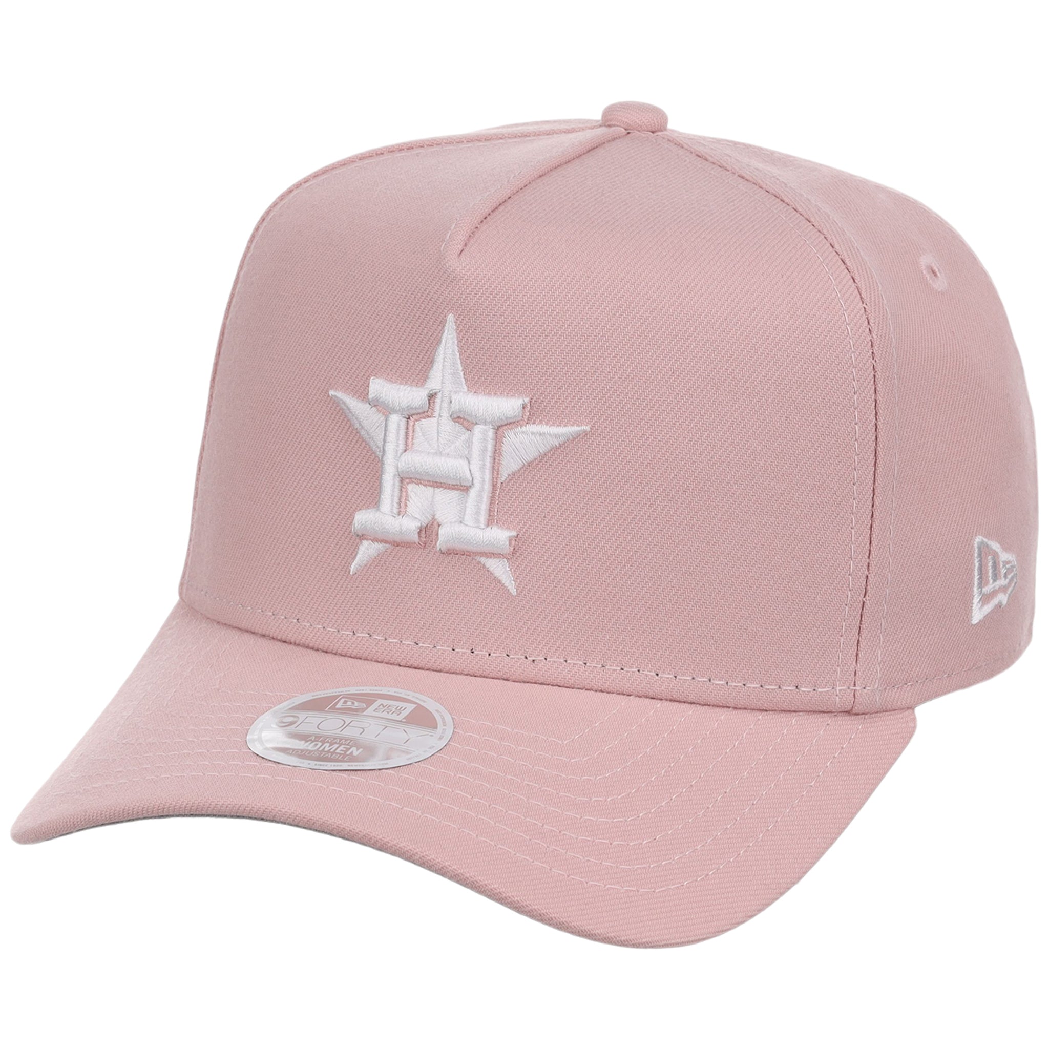 Houston Astros Women's New Era 9FORTY Pink A-Frame