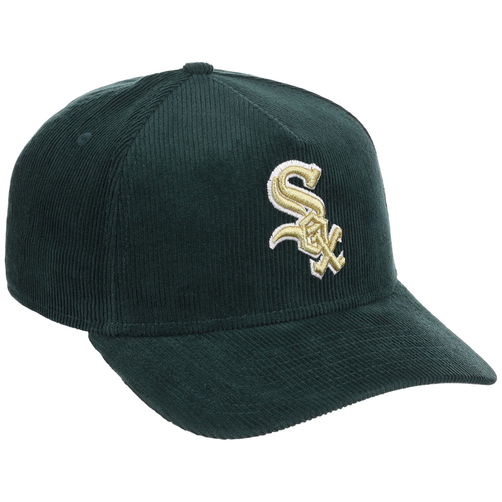 Chicago White Sox MLB Dark Green Cord FASHION CORE New Era 9FORTY A-Frame
