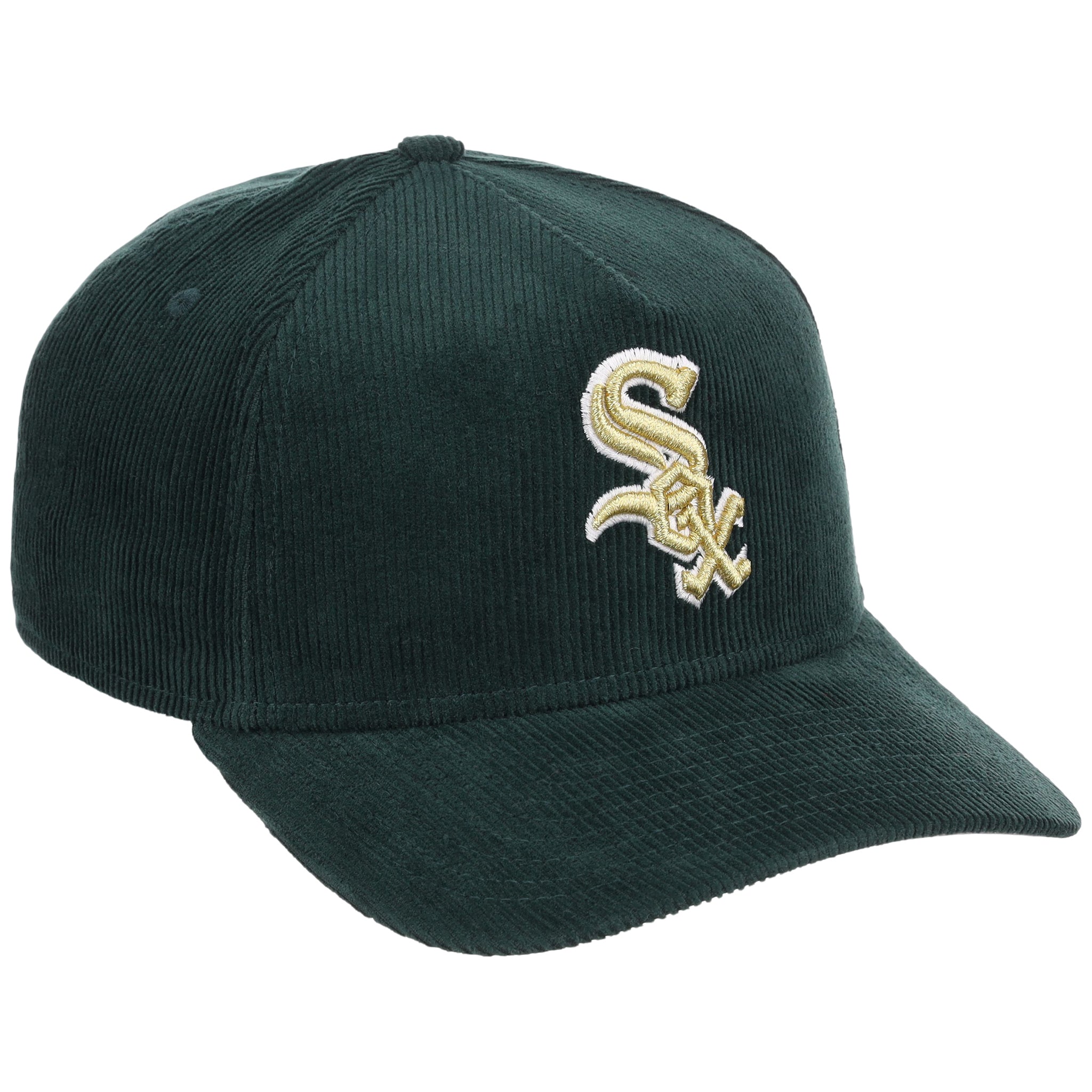 Chicago White Sox MLB Dark Green Cord FASHION CORE New Era 9FORTY A-Frame