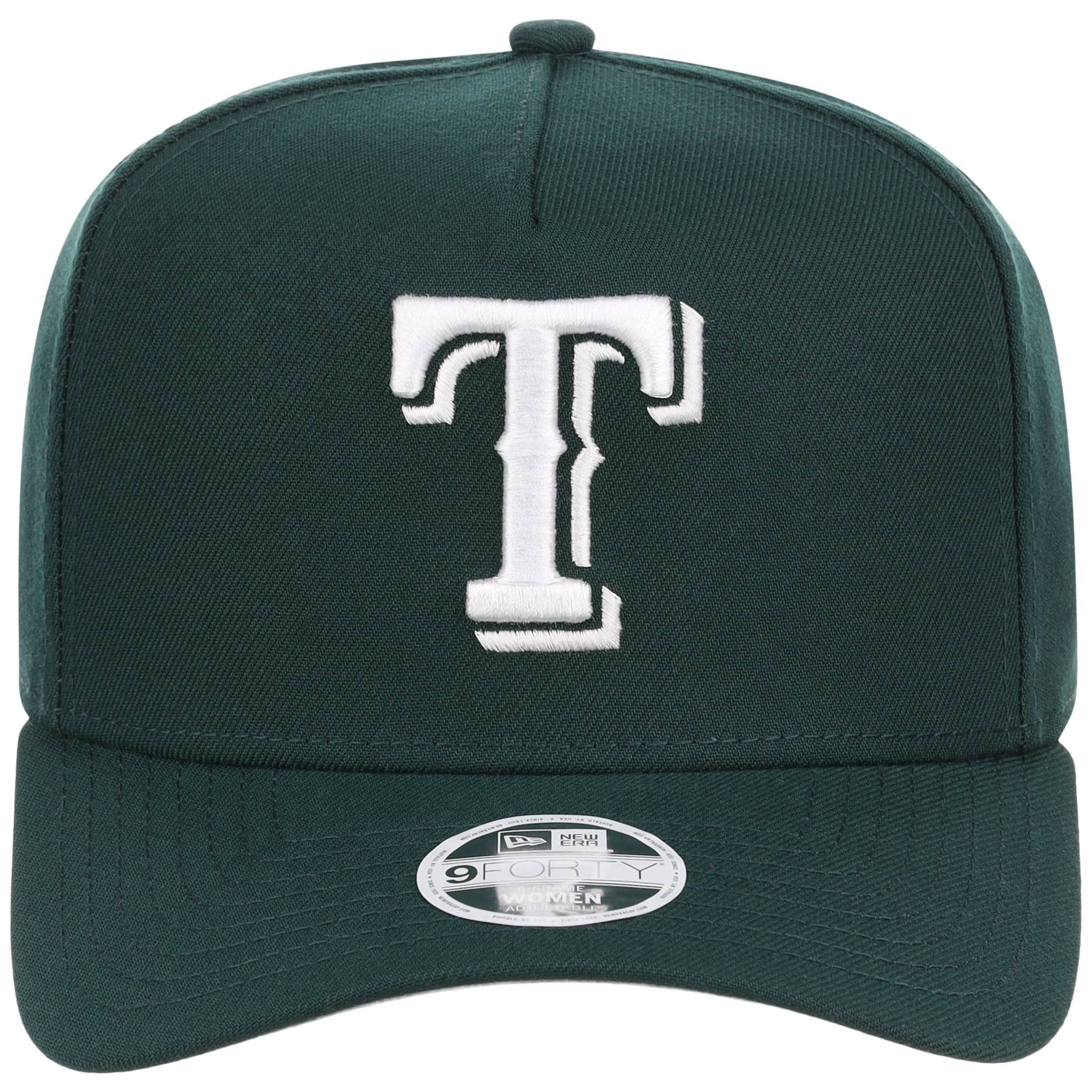 Texas Rangers Women's New Era 9FORTY Dark Green A-Frame
